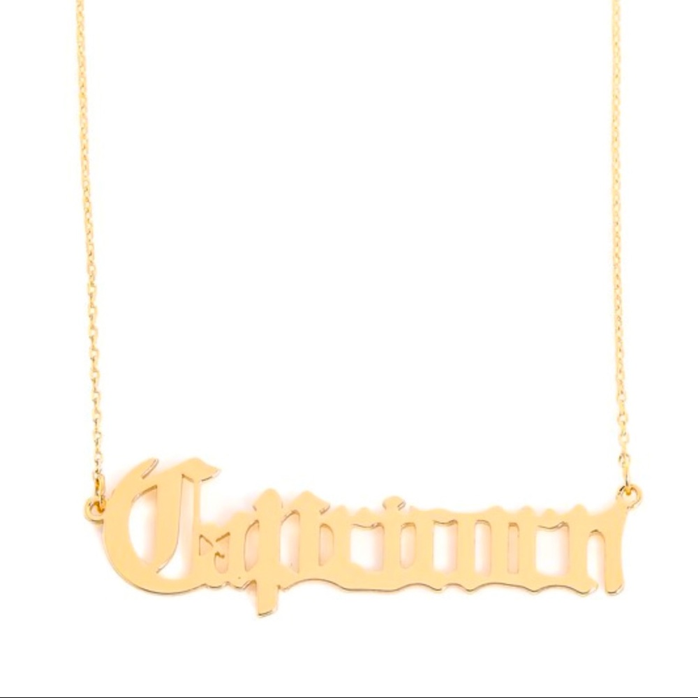 Capricorn Zodiac Sign Necklace